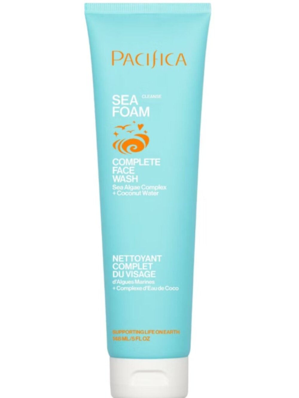 Pacifica Sea Foam Complete Face Wash - Coconut - 5 fl oz